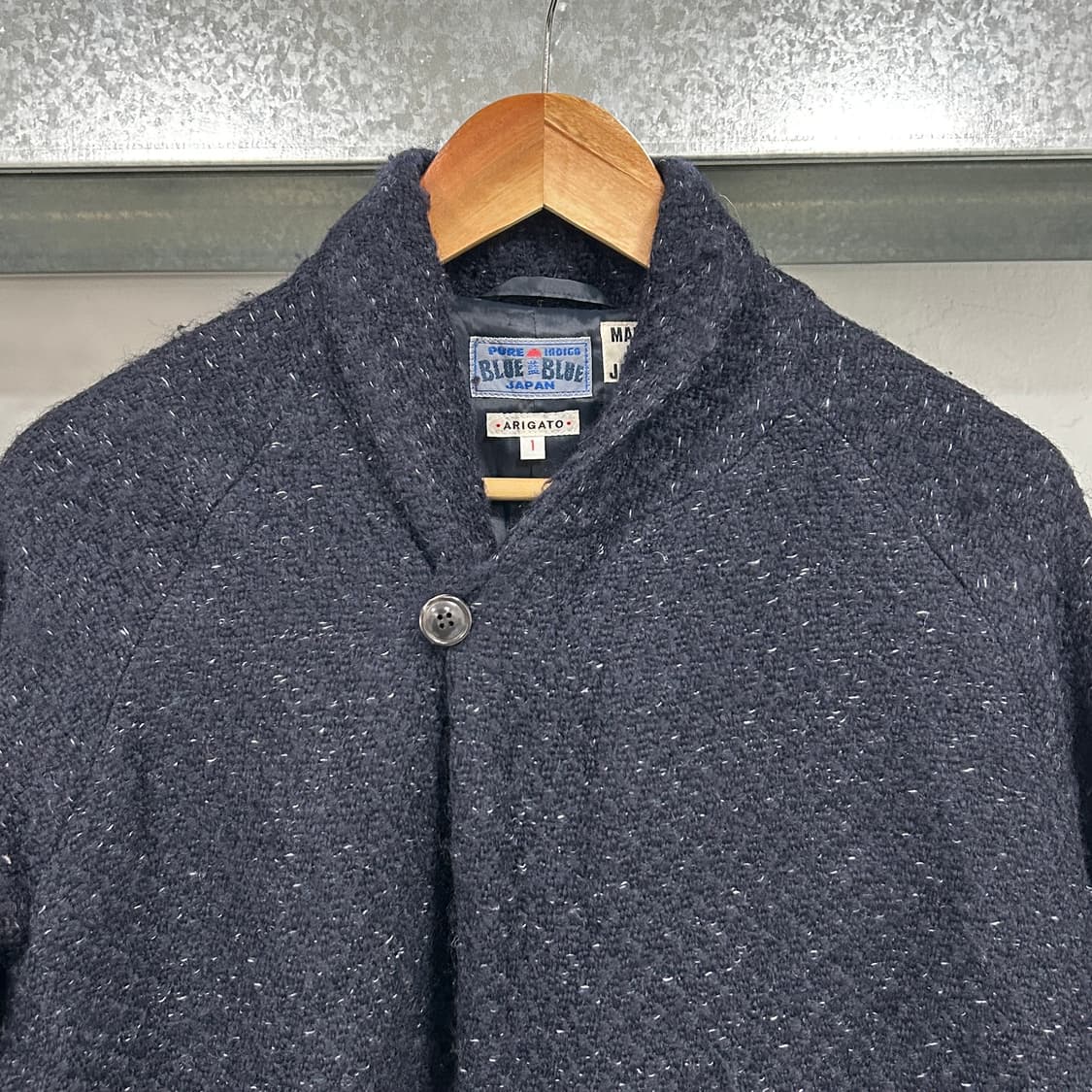 블루블루 재팬 울 인디고 코트 상품이미지4
