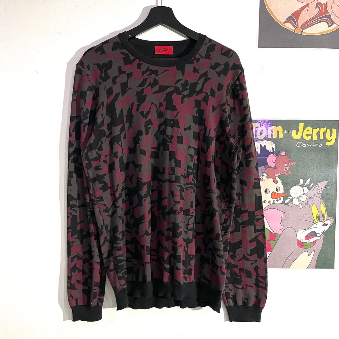 휴고보스 에스닉 패턴 니트 상품이미지1