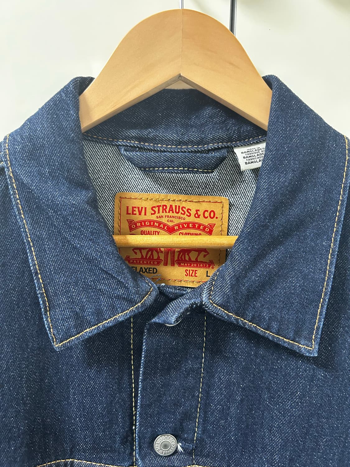 리바이스 2세대 데님자켓 L 상품이미지2