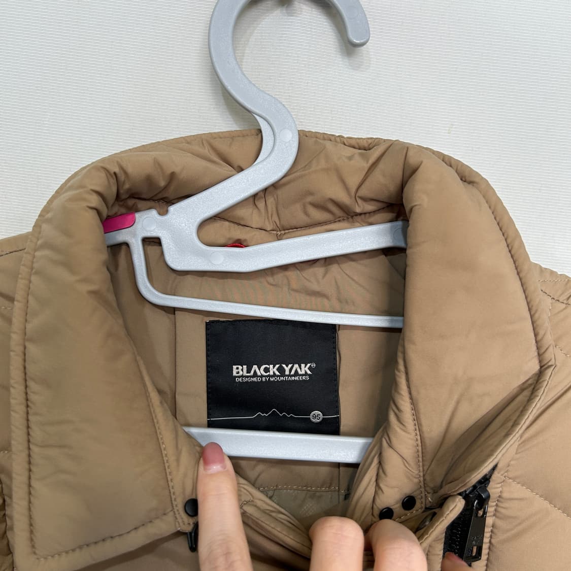 블랙야크 여성 거위털 롱패딩 95 상태최상 상품이미지2