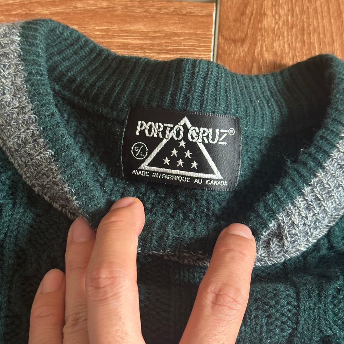 Porto cruz canada wool knit sweater 상품이미지5
