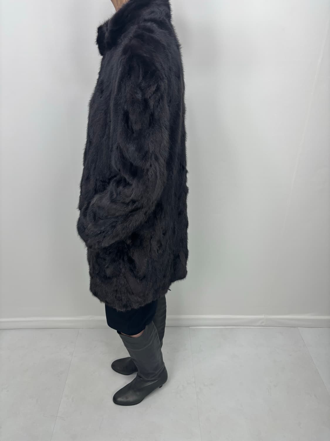 PURPLE GRAY FUR JACKET 상품이미지4