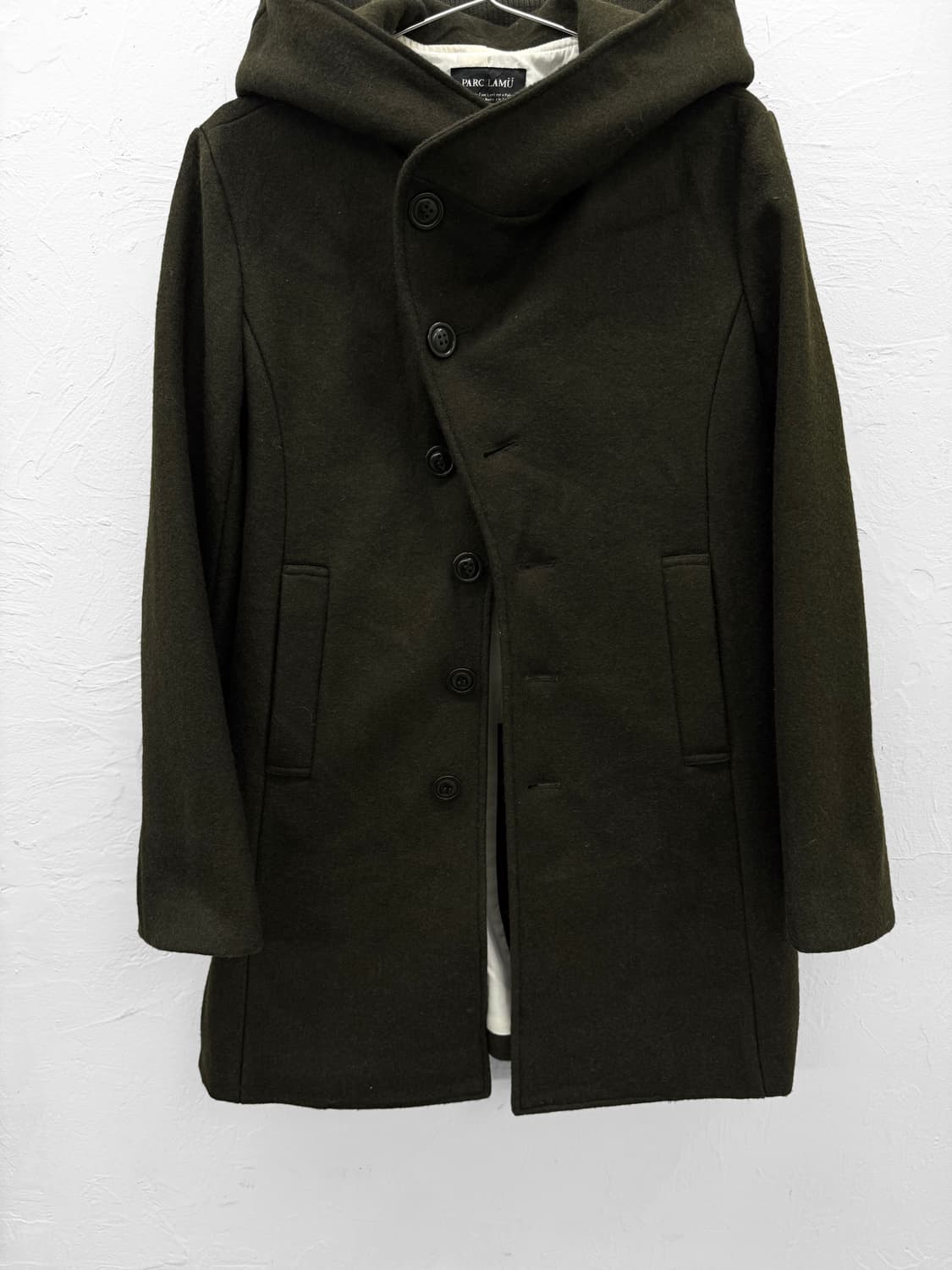 parc lamu 커브 버튼 울 코트 상품이미지4