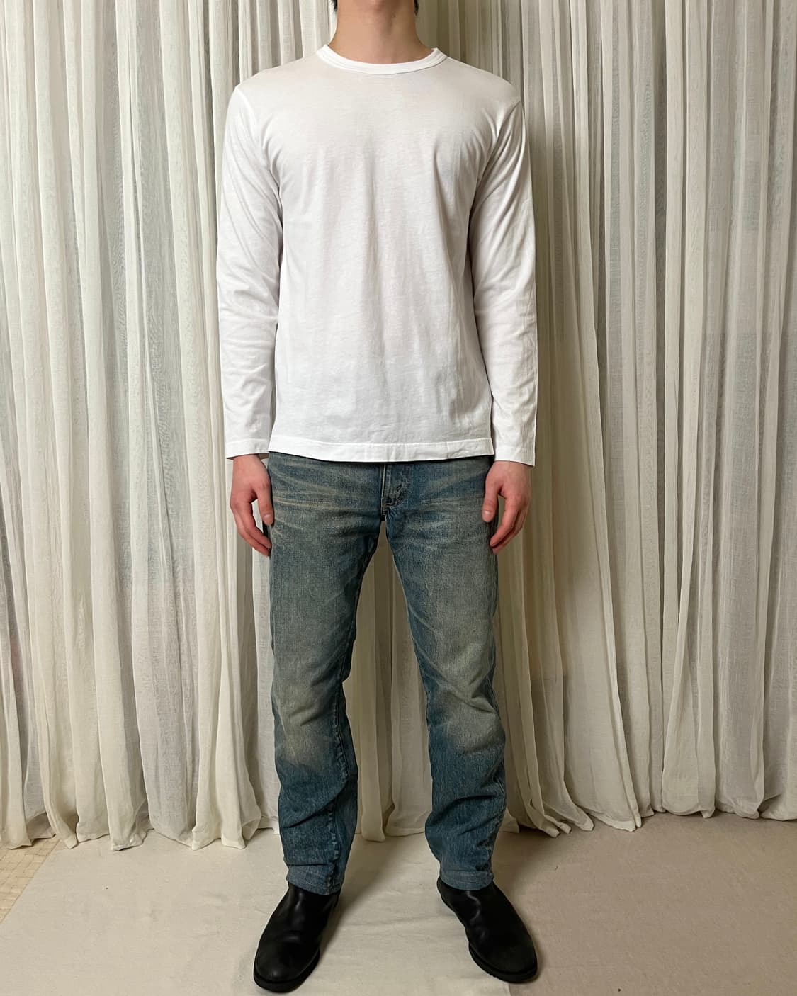 꼼데가르송 24aw 백 패치 롱슬리브 티 comme des garcons 상품이미지7