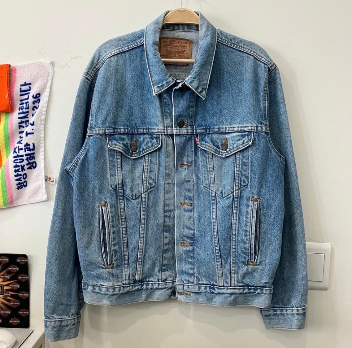 75 usa 리바이스 데님 청자켓 상품이미지1