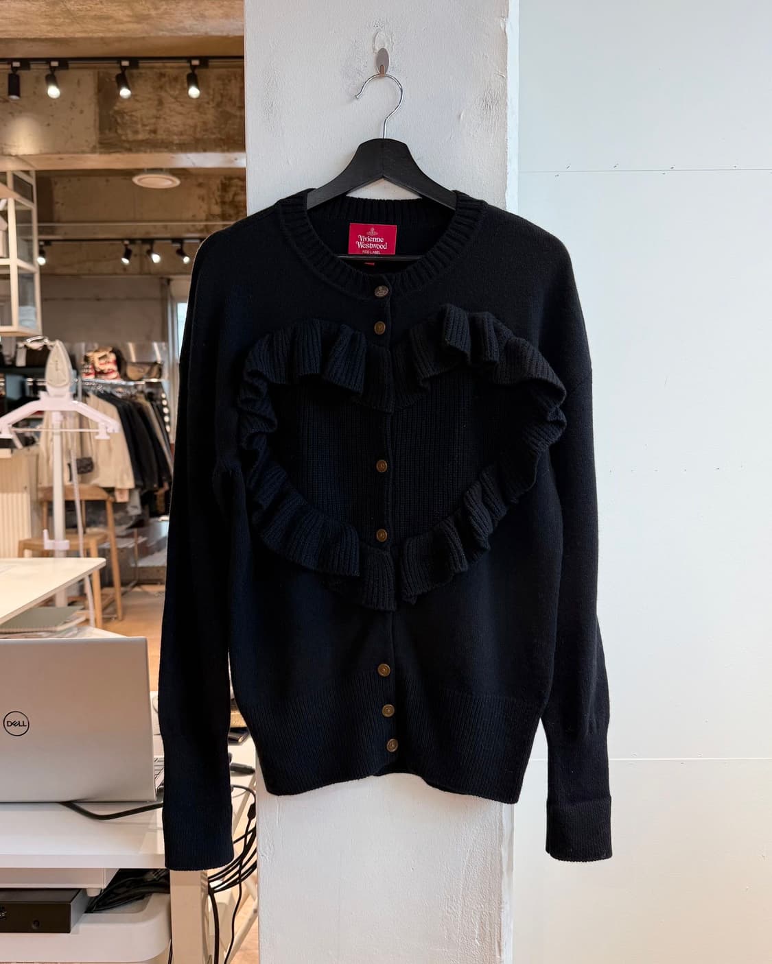 n21 블랙 옐로우 태슬 크롭 가디건  상품이미지10