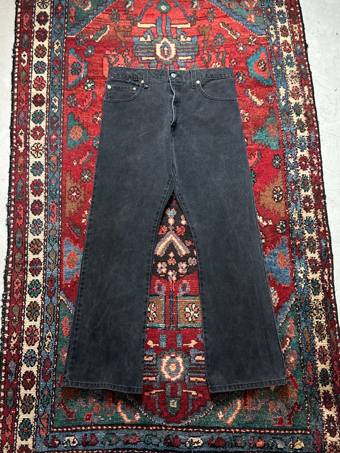 00's 리바이스 517 블랙 부츠컷 플레어진 상품이미지1