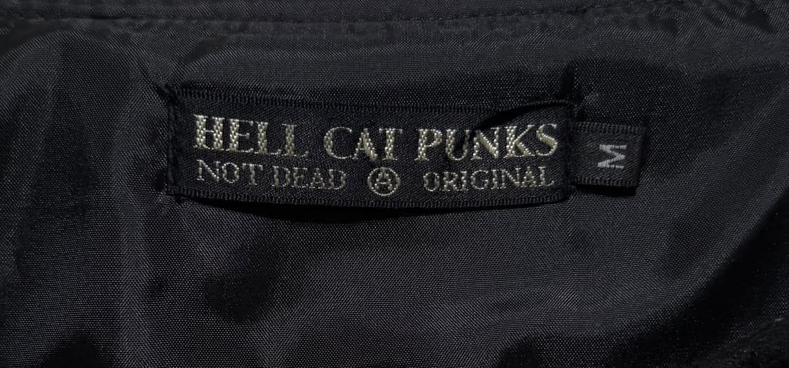 헬 캣 펑크 2WAY 크로스 더플 코트 자켓 상품이미지7