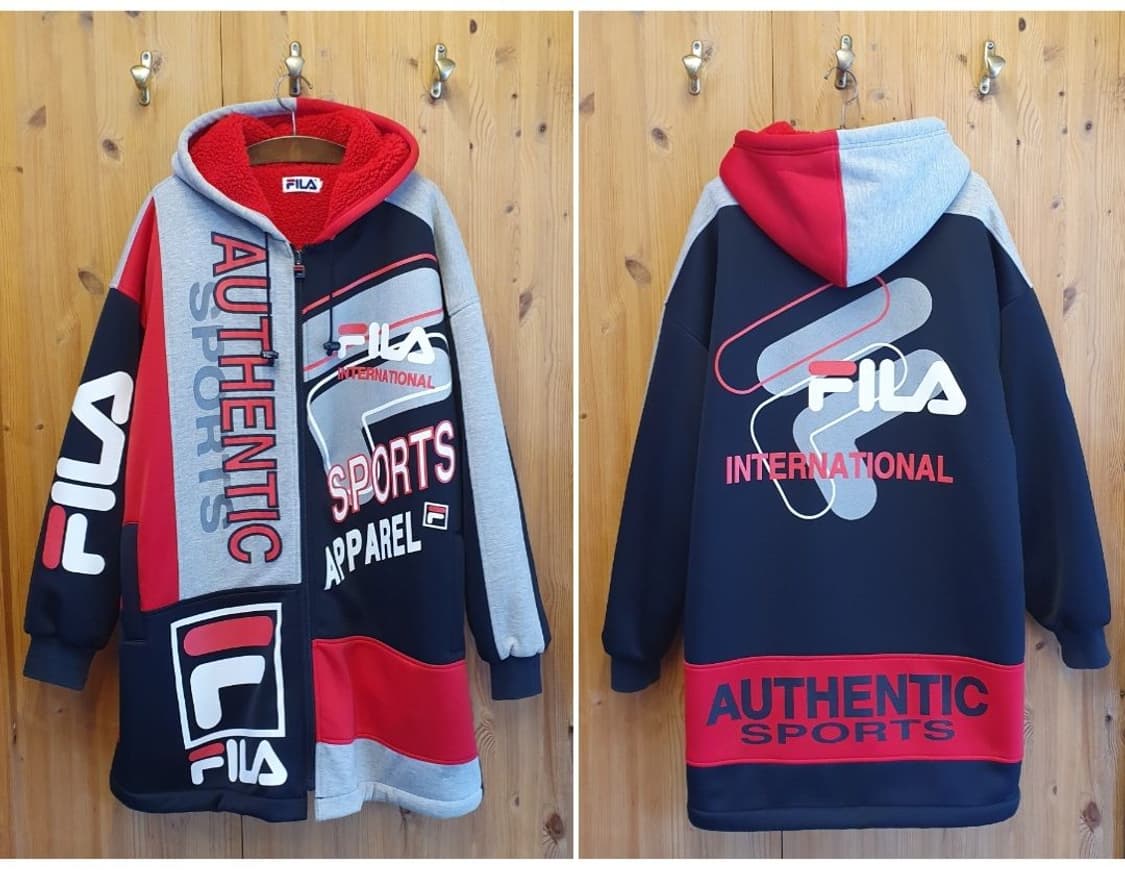 100/105.FILA 뽀글이 후드점퍼 상품이미지10