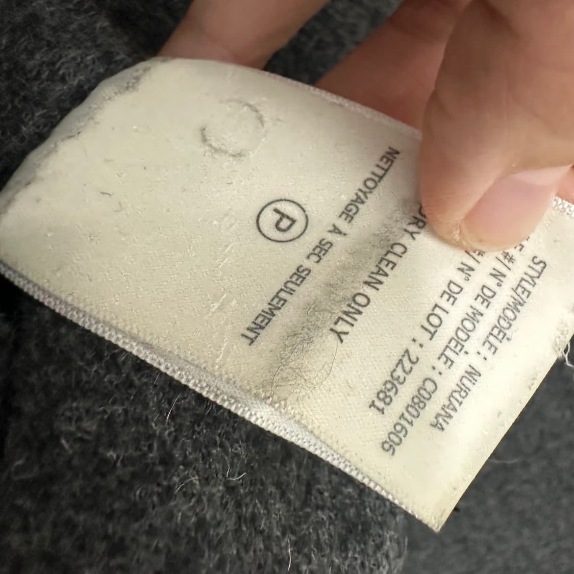 theory 띠어리 울 여성 원피스 그레이 0사이즈 상품이미지10