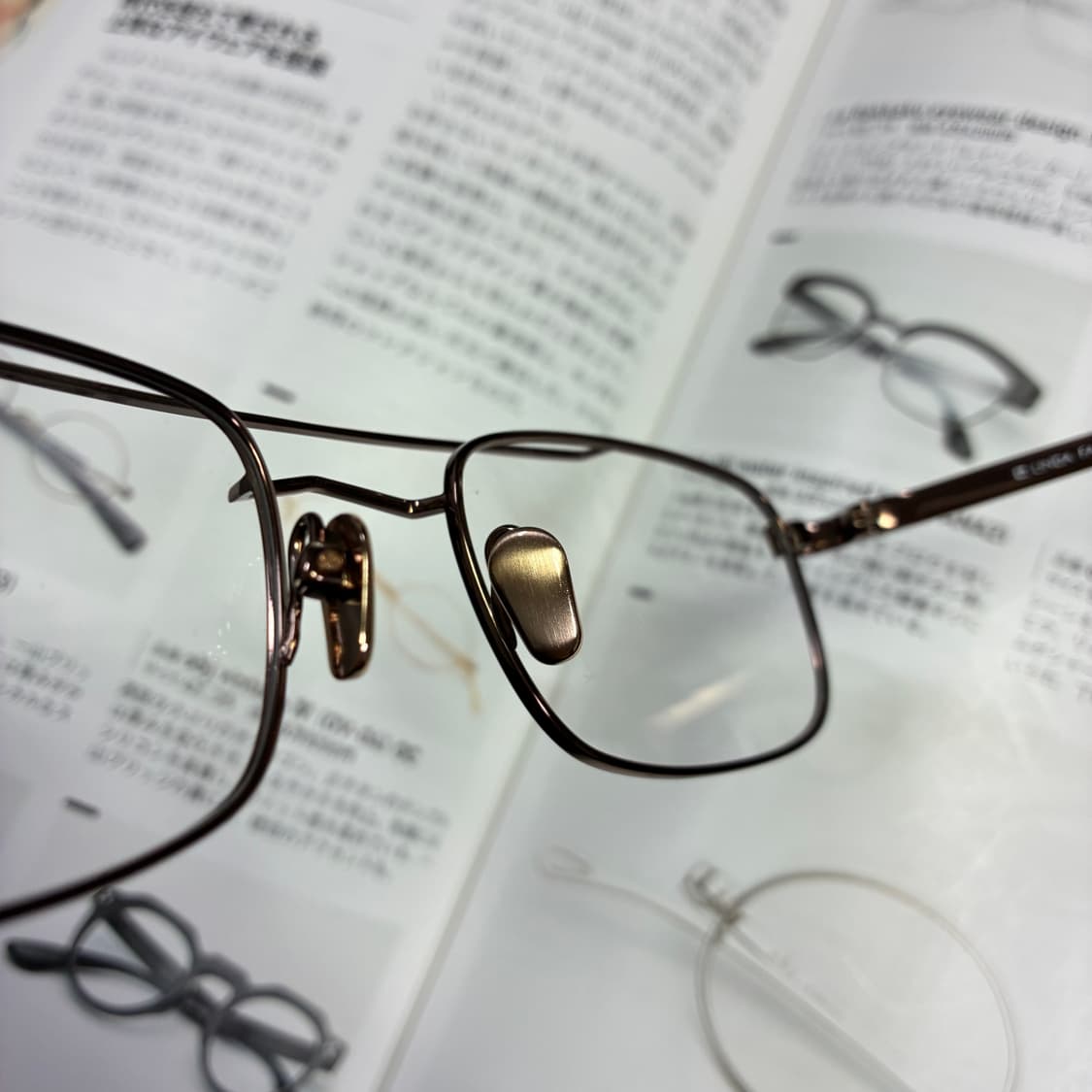 LINDA FARROW 린다패로우 투브릿지 티타늄 쿠퍼 일본 생산 안경 상품이미지8