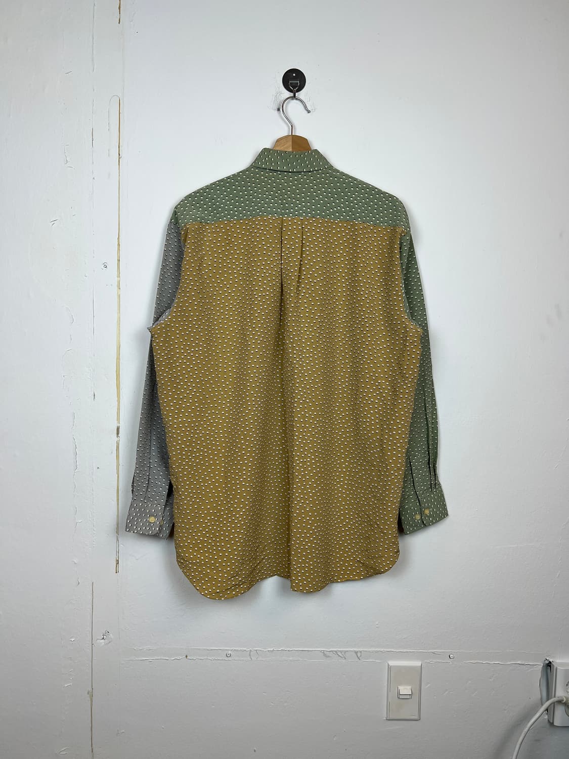 T200 Zany Jack 배색 도트 셔츠 OS 상품이미지2