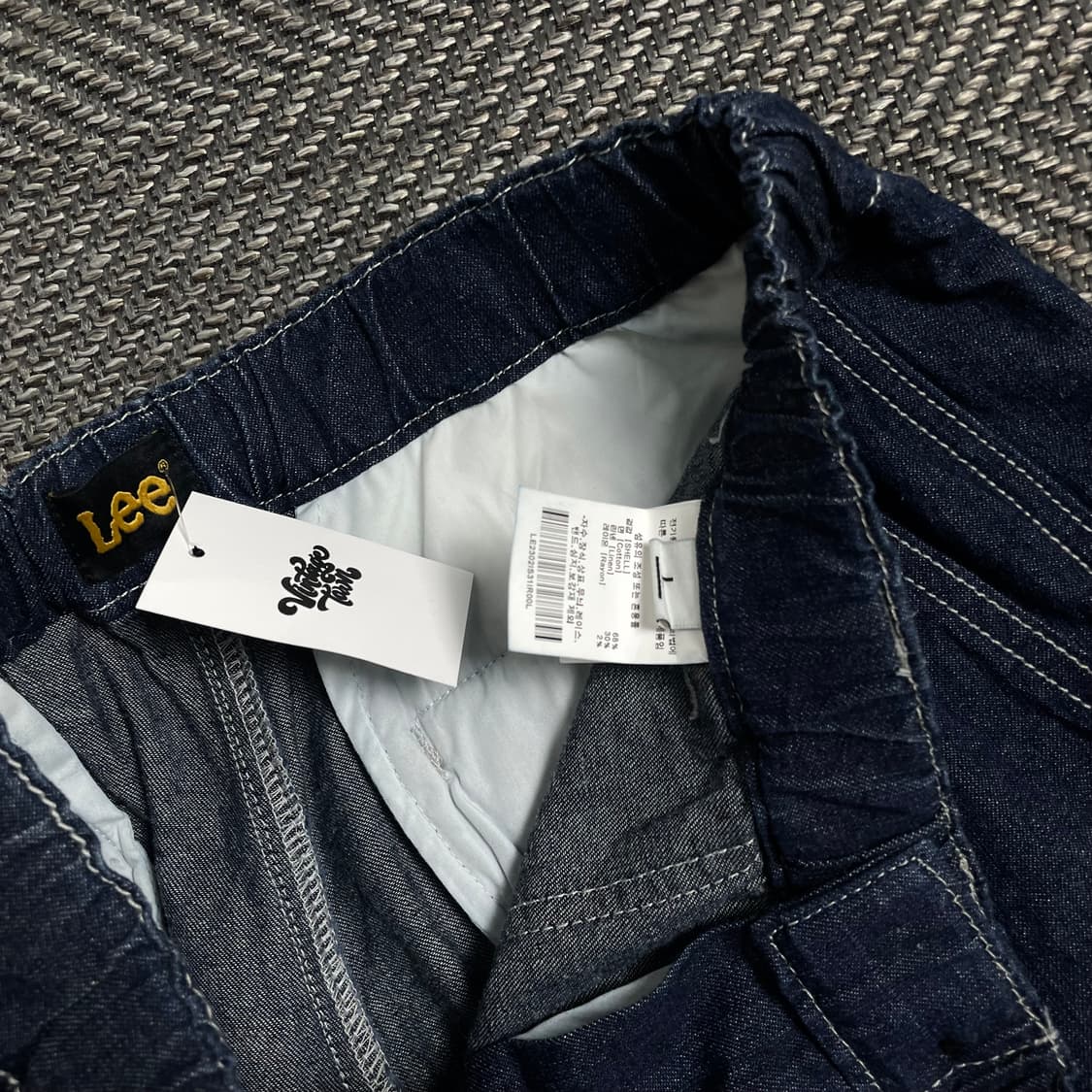 Lee 벨티드 데님 하프 팬츠o 4025 상품이미지4