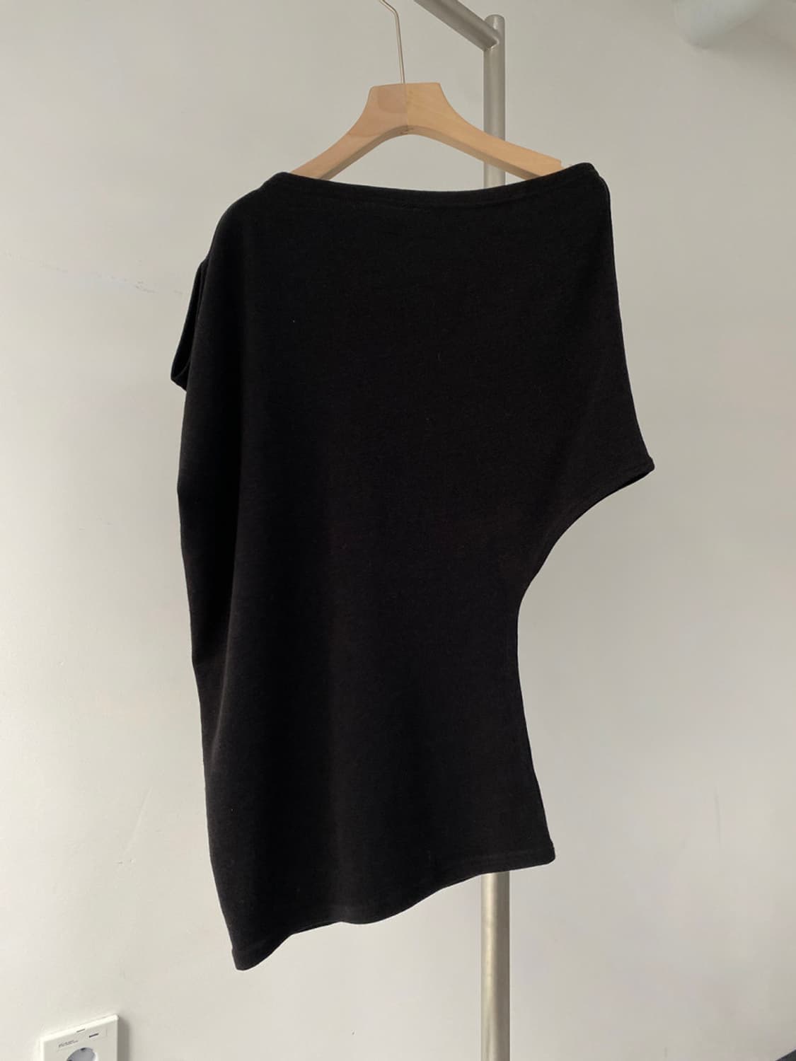 미엔느 mienne 사선 레이어드 니트 탑 상품이미지7