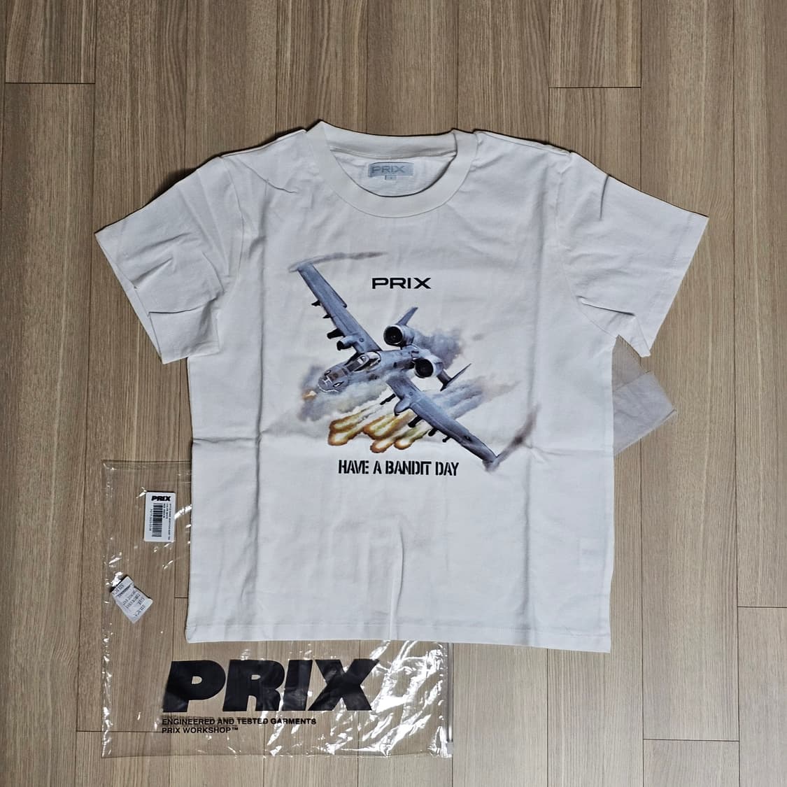 M 새제품) PRIX 프릭스 워크샵 반팔 미니 티셔츠 여성 baby t 상품이미지1