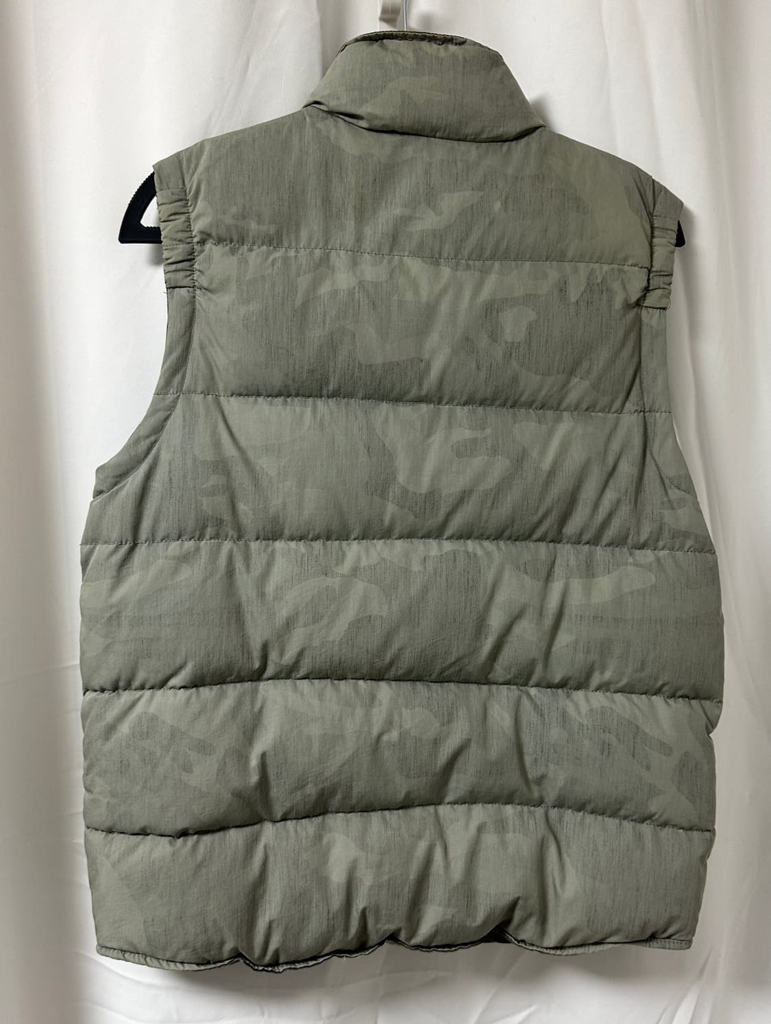 카모 밀리터리 양면 오리털 패딩 조끼 상품이미지3