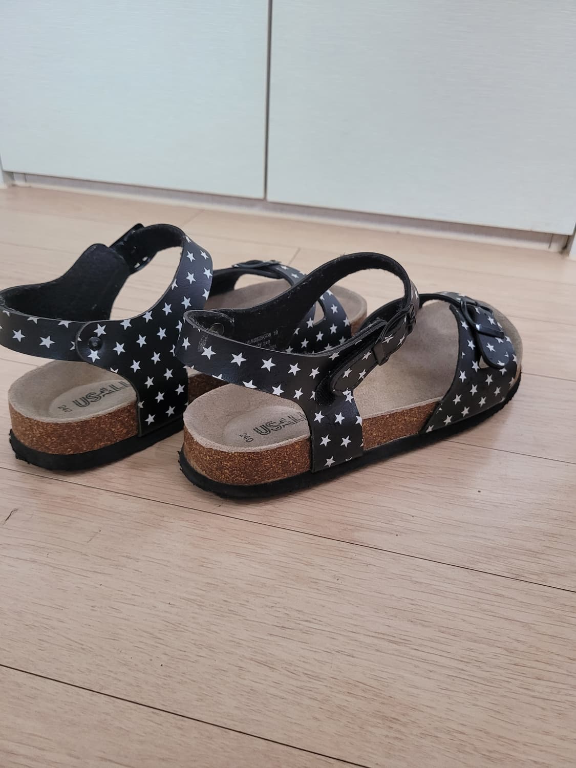 유솔 USALL 여아 샌들 240 블랙 상품이미지4