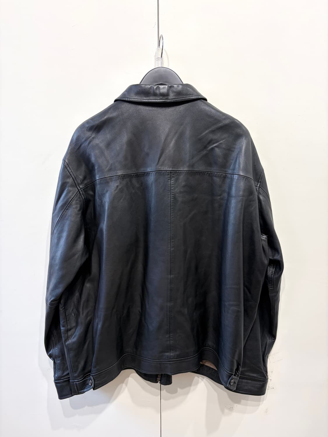 90's 폴로 랄프로렌 맥스웰 램스킨 레더 자켓 상품이미지3