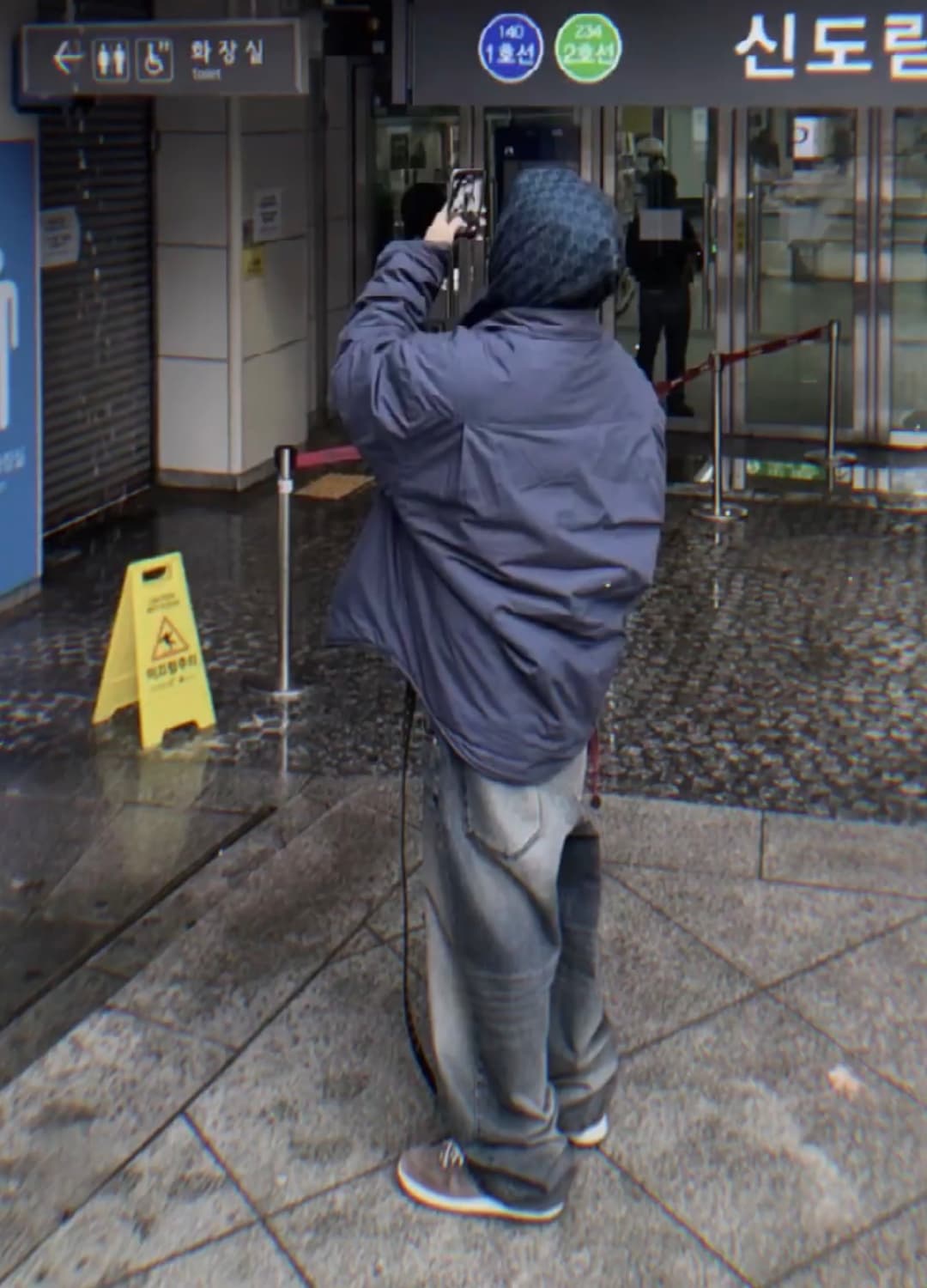 프로젝트 G/R 리버시블 패티드 체크 셔츠 네이비 2 그레일즈 상품이미지2