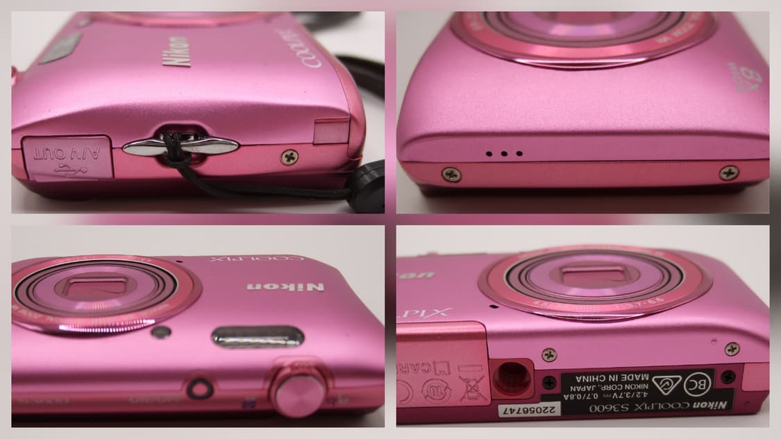 윈터 픽🌸 Nikon COOLPIX S3600 핫핑크💗 상품이미지6