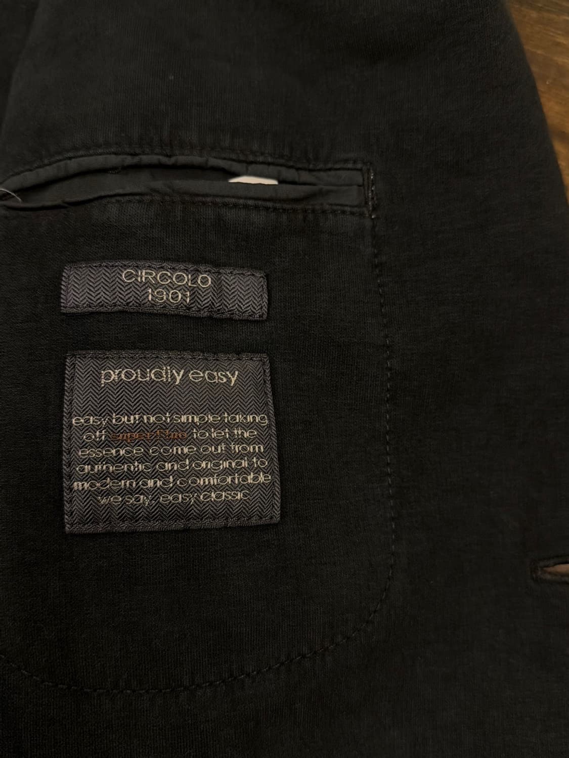 치르꼴로 저지패브릭 자켓 100 상품이미지6