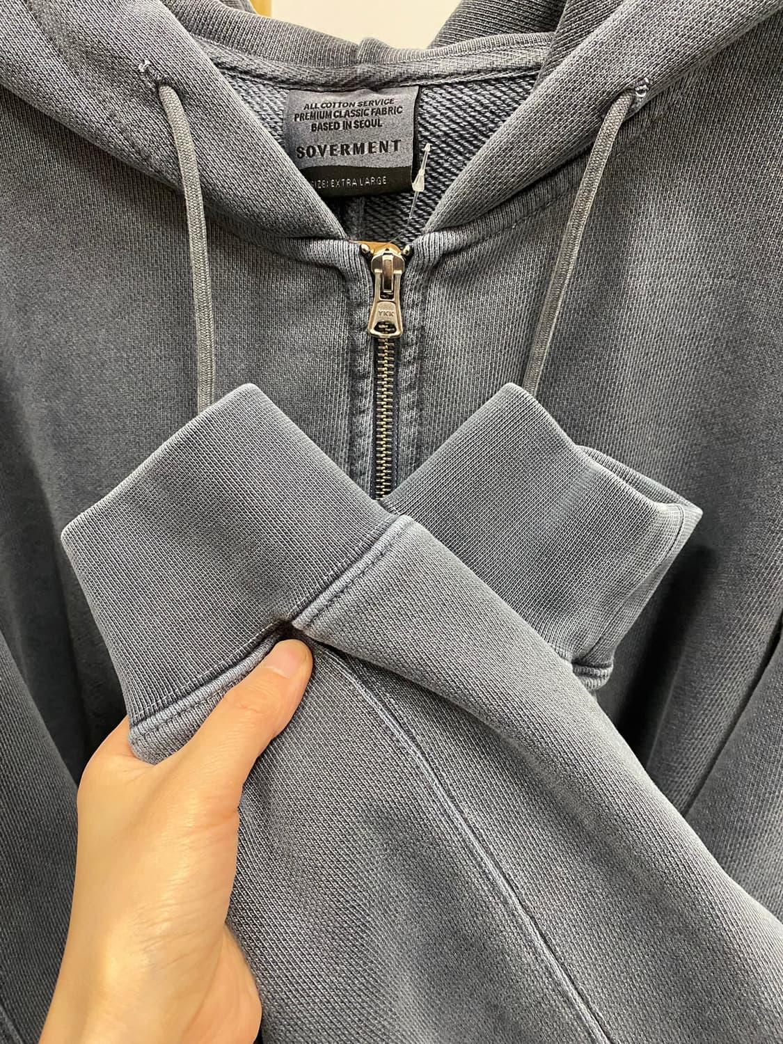 소버먼트 후드 집업 상품이미지5