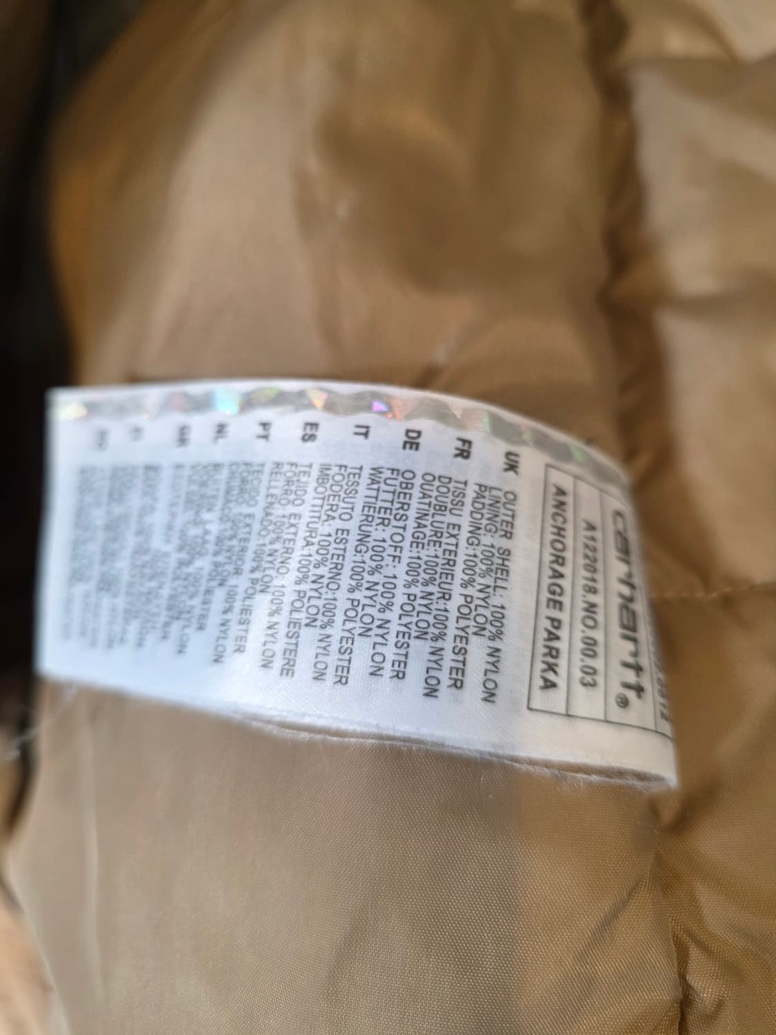 칼하트 트래퍼파카  패딩 S사이즈 상품이미지7