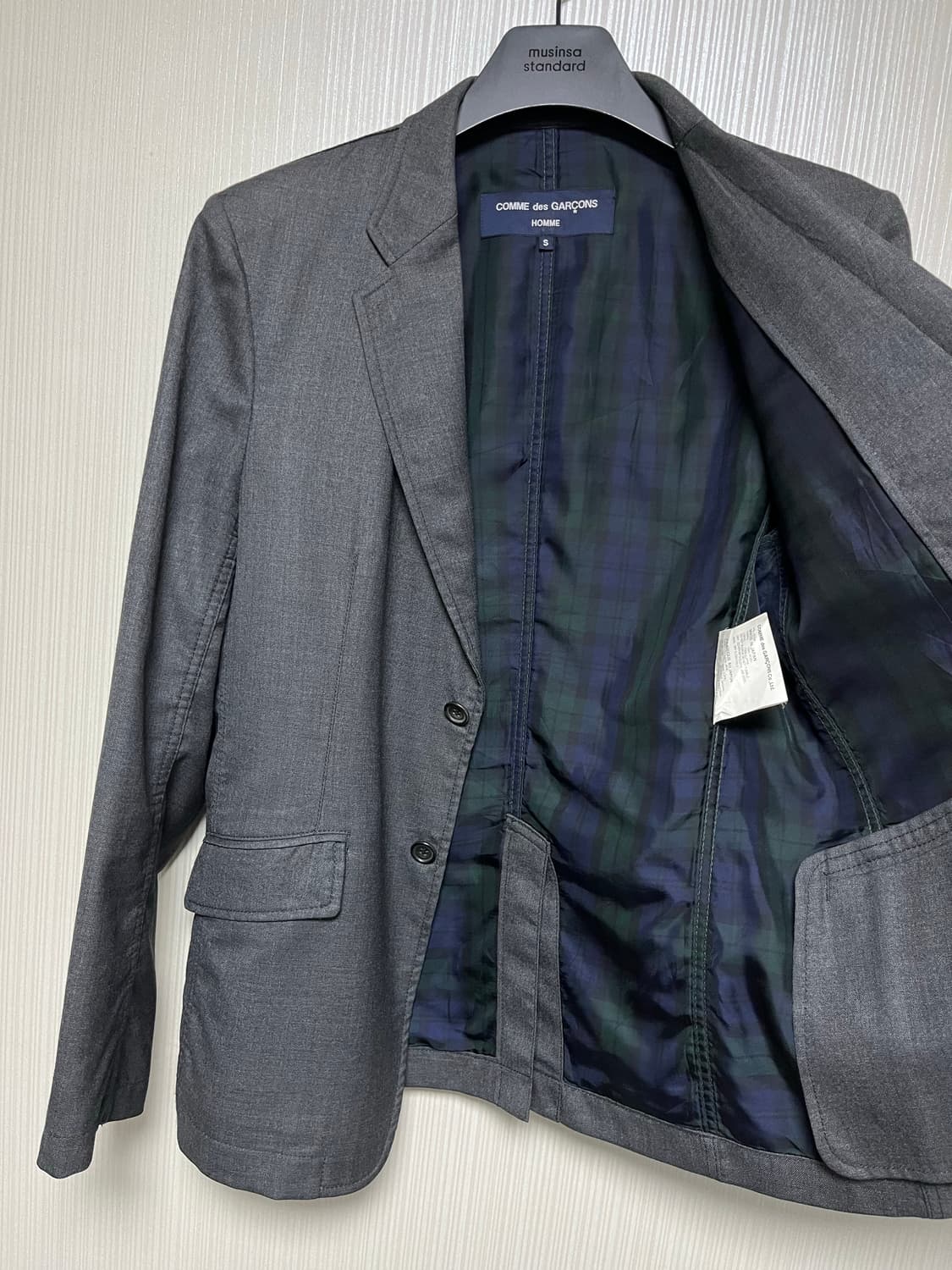 [S] 꼼데가르송 옴므 자켓 상품이미지2