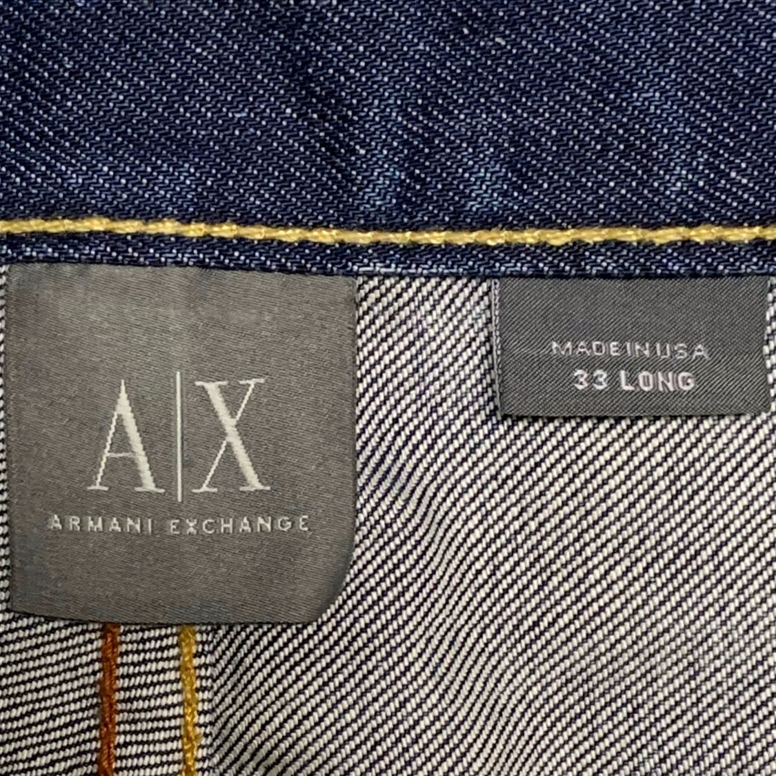 [36] 아르마니 익스체인지 와이드 스트레이트핏 데님팬츠 상품이미지5