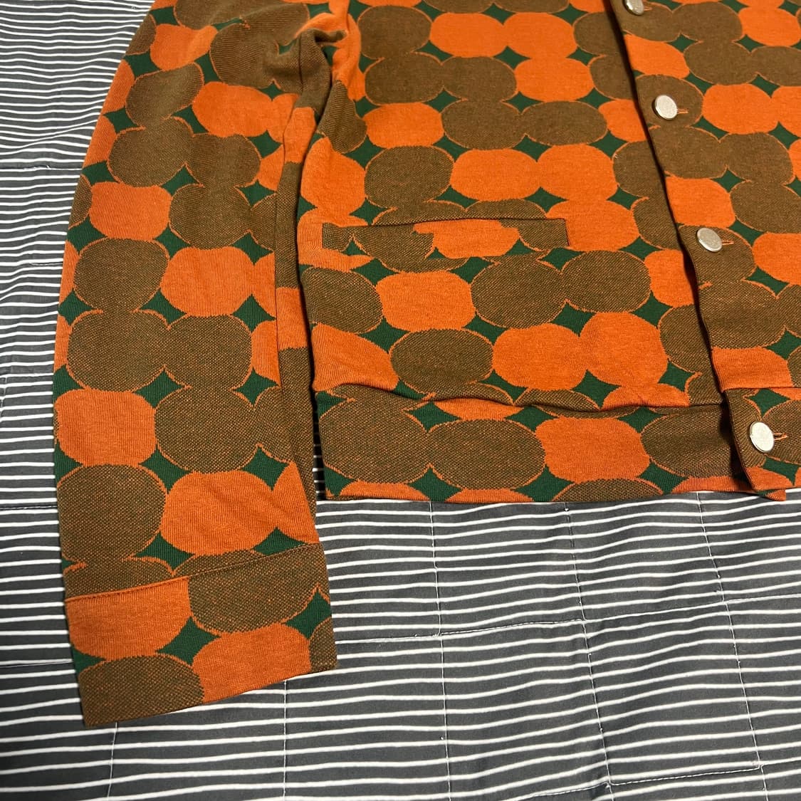 친다운(Chindown) 코튼 트러커 자켓 오렌지 (미사용) 상품이미지5