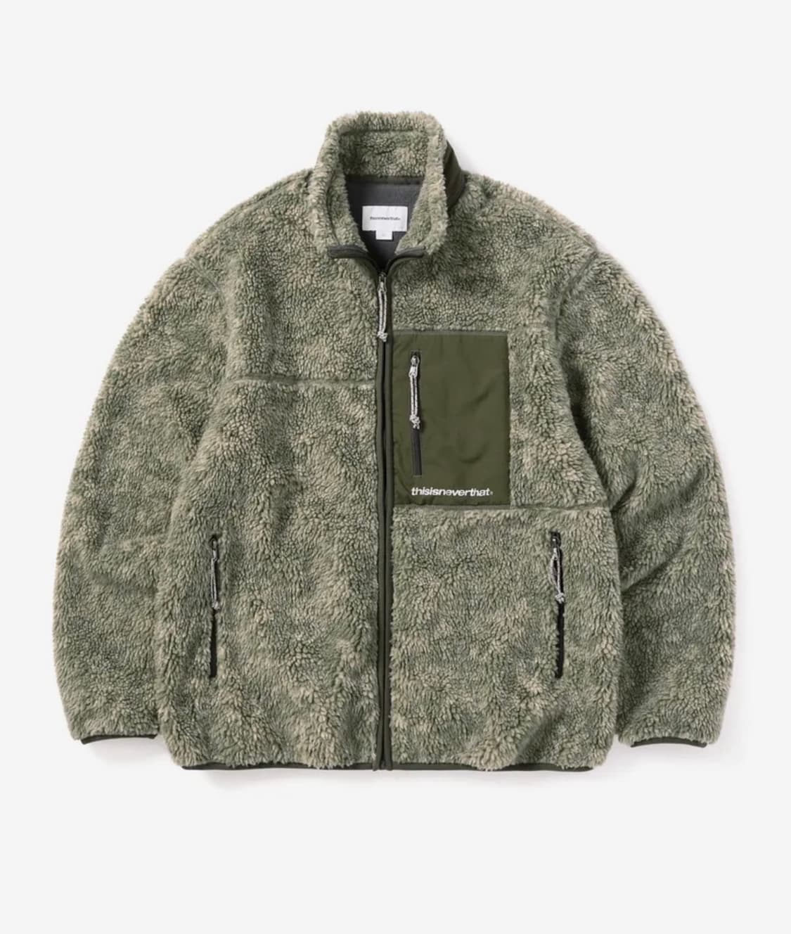 SP Sherpa Fleece Jacket Olive 상품이미지2