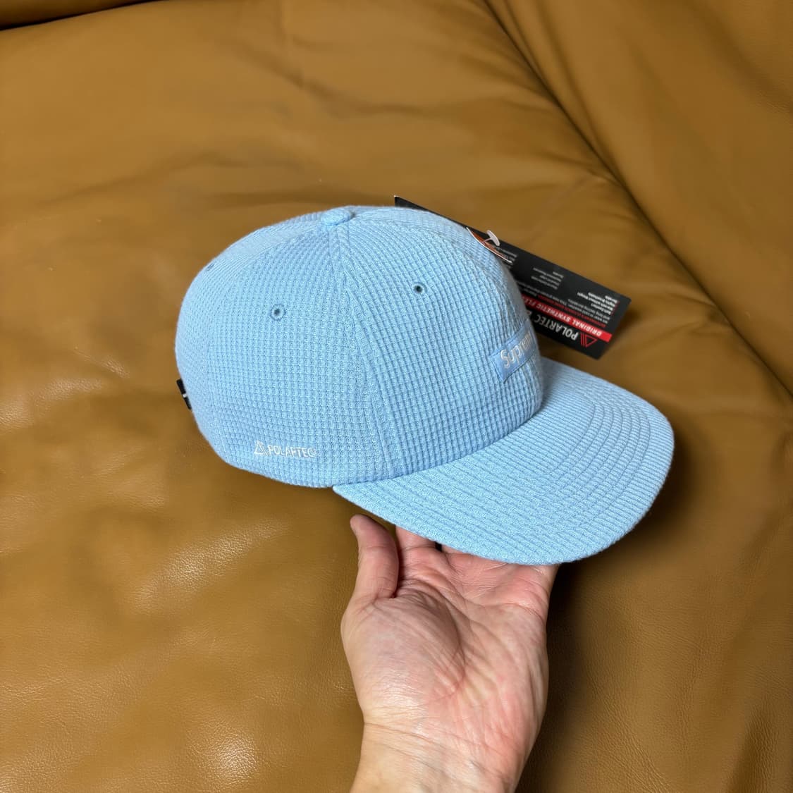 Supreme 슈프림 6패널 볼캡 모자 (Small Logo Blue) 상품이미지3