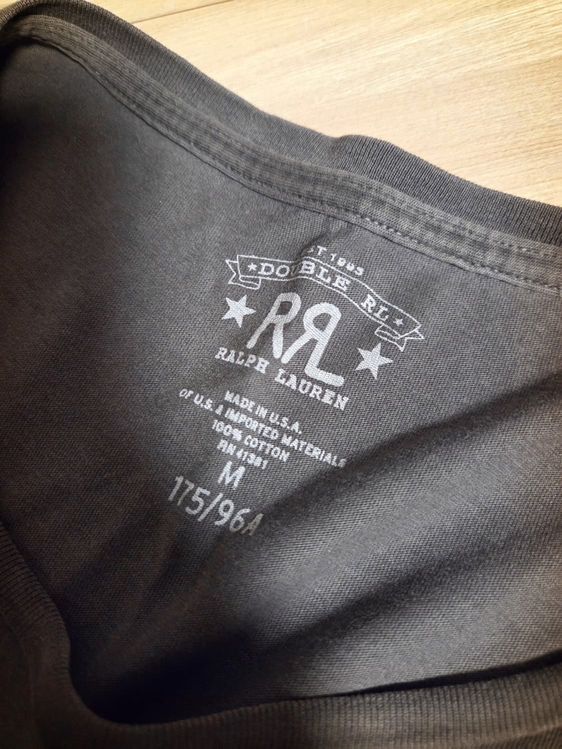 RRL 더블알엘 로고 반팔 티셔츠 M 상품이미지3