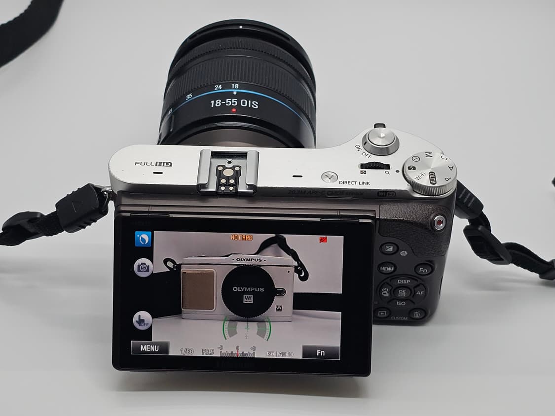 삼성 NX300M 미러리스 카메라 브라운 상품이미지6