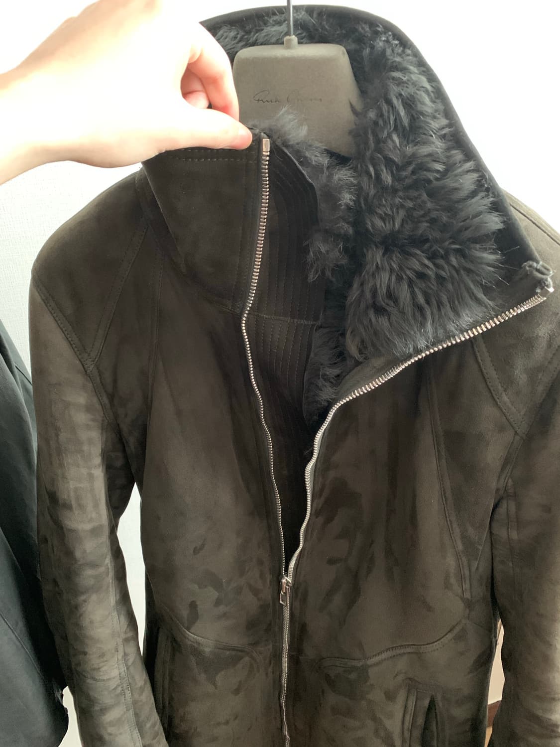 릭오웬스 인타르시아 퍼 자켓 상품이미지5