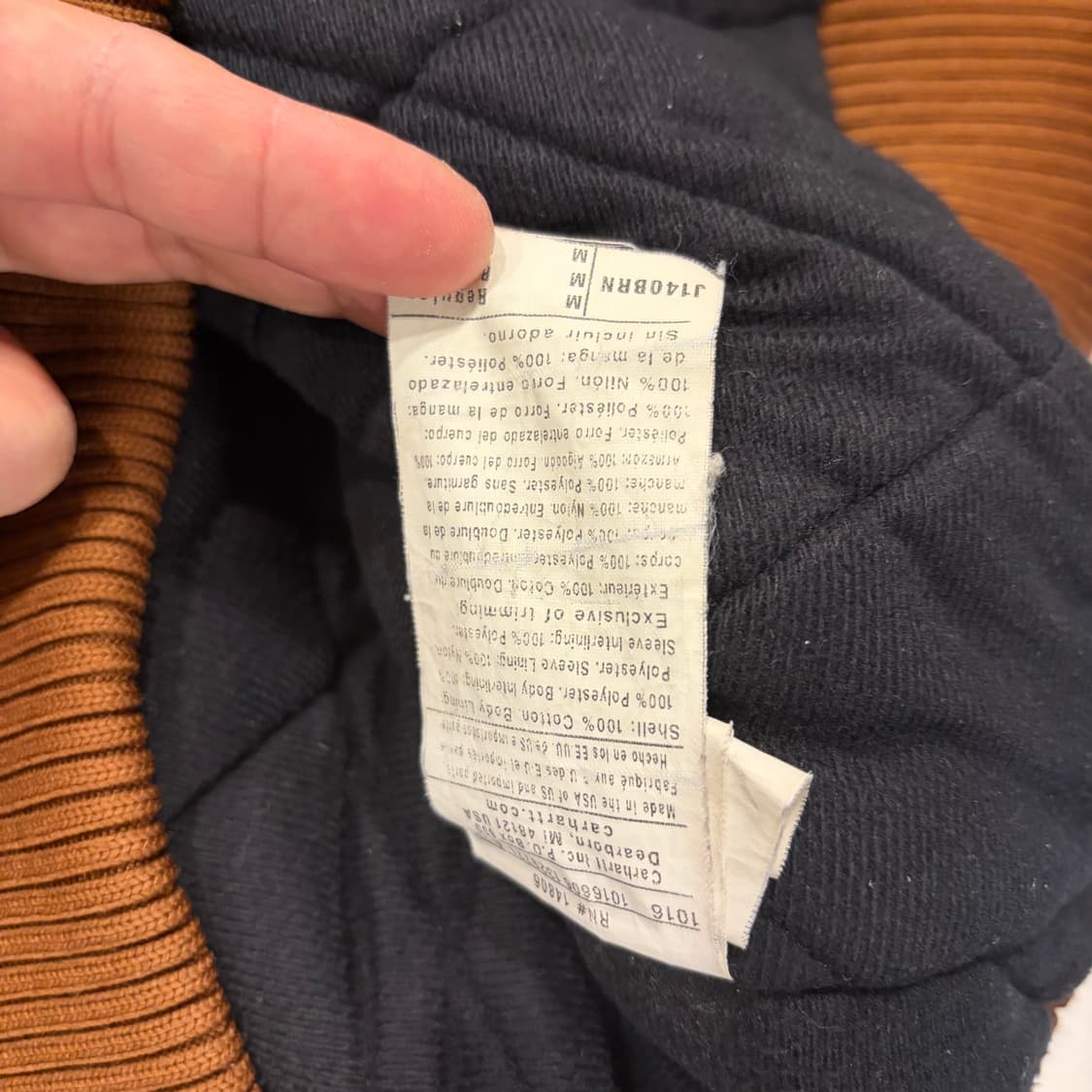 [M] 칼하트 액티브 J140 후드 워크 자켓 브라운 C262 상품이미지10