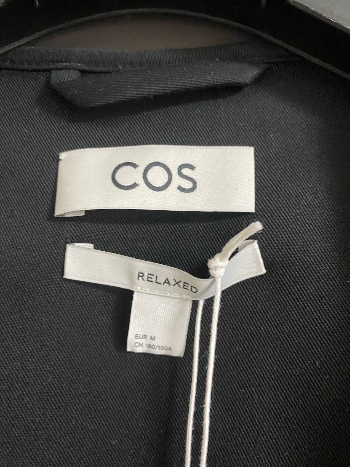 COS 릴렉스핏 플리스 자켓 블랙 M사이즈 새상품 상품이미지4