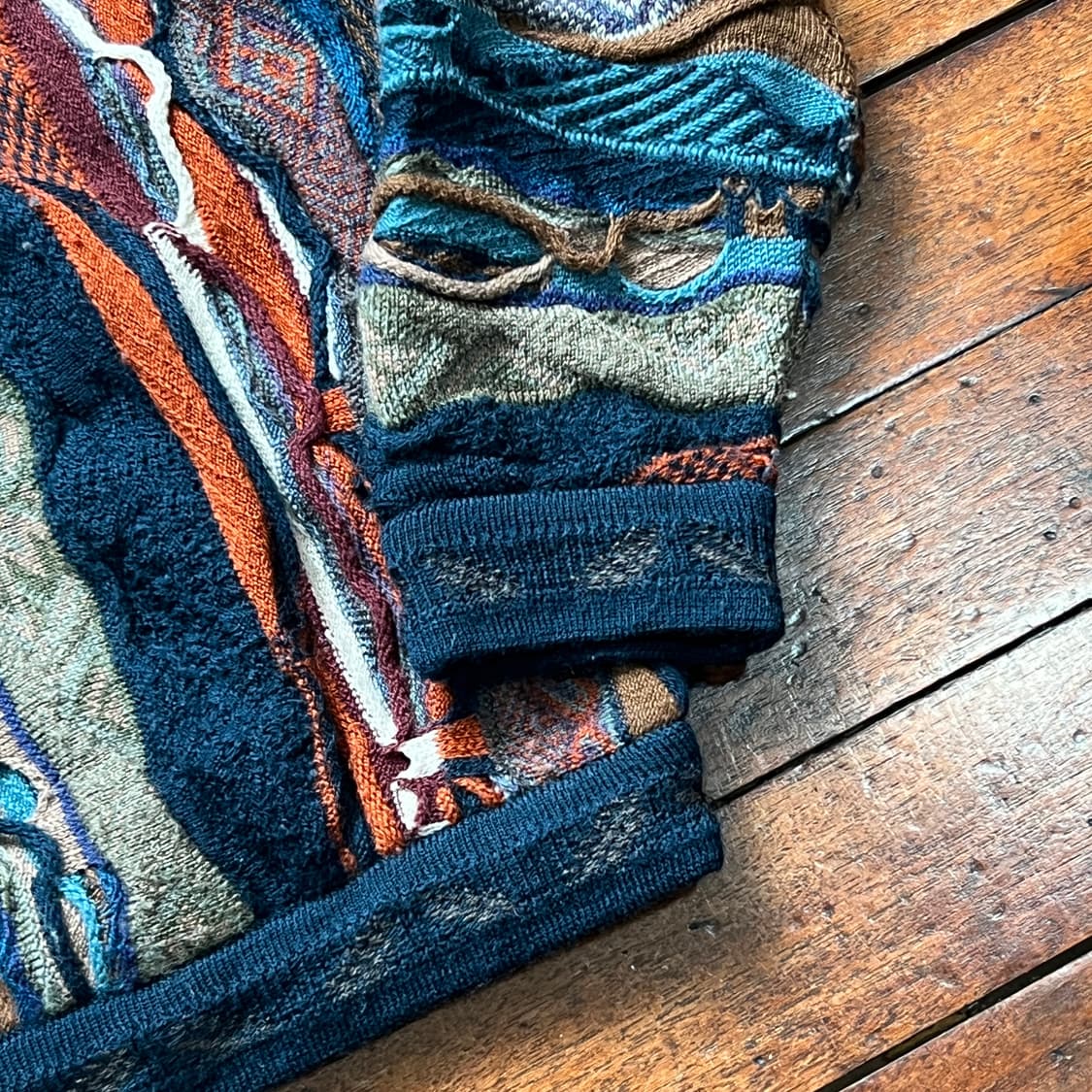 쿠지 케이블 긴팔 케이블 니트 상품이미지2