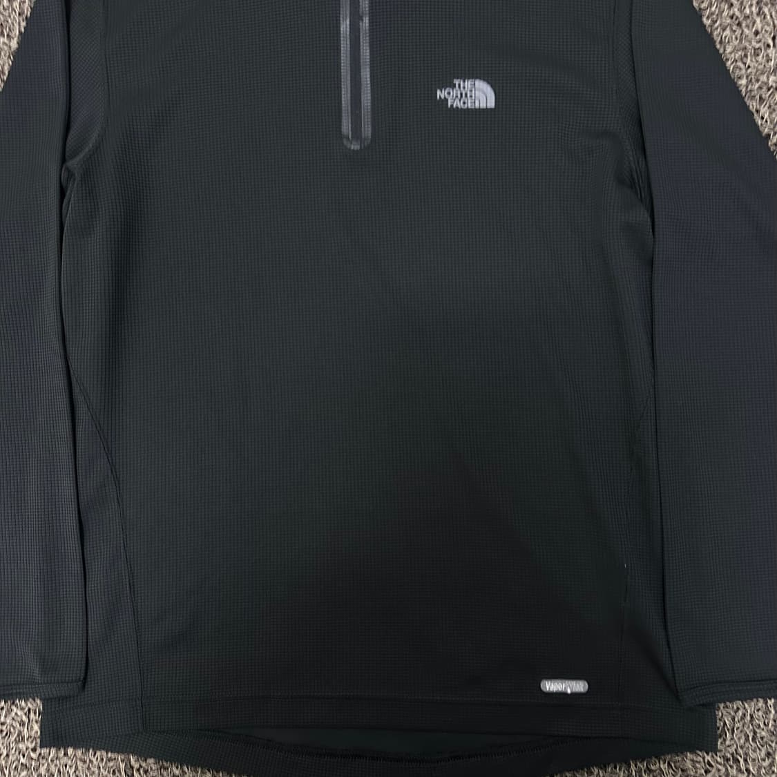 노스페이스 하프넥 반집업 기능성 티셔츠 블랙 S 상품이미지4