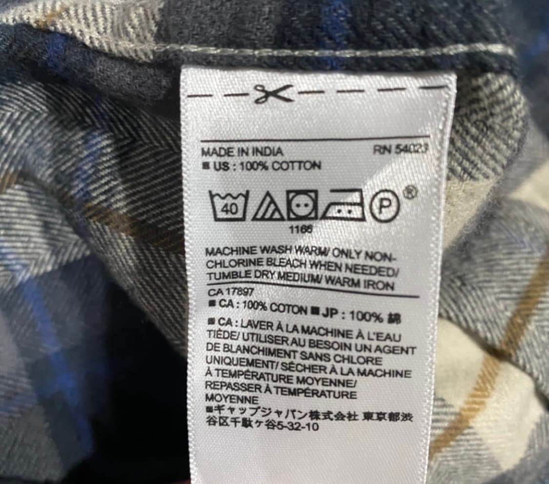 바나나리퍼블릭 플라넬 셔츠 남방 L 상품이미지6