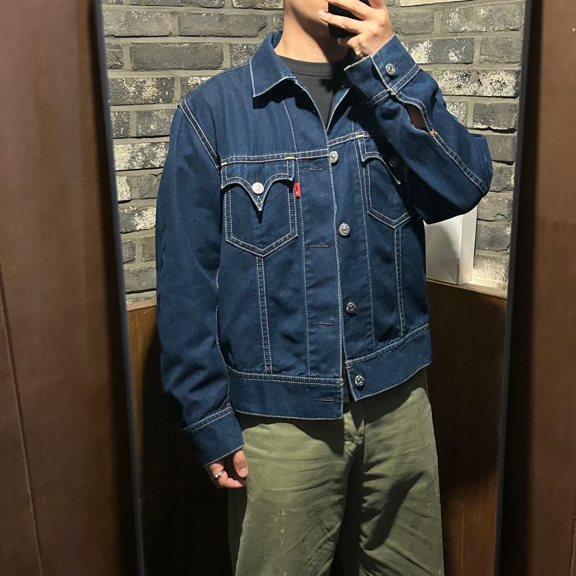 L) 리바이스 아이코닉 데님자켓 TYPE 1 데님 청자켓 W15 상품이미지8