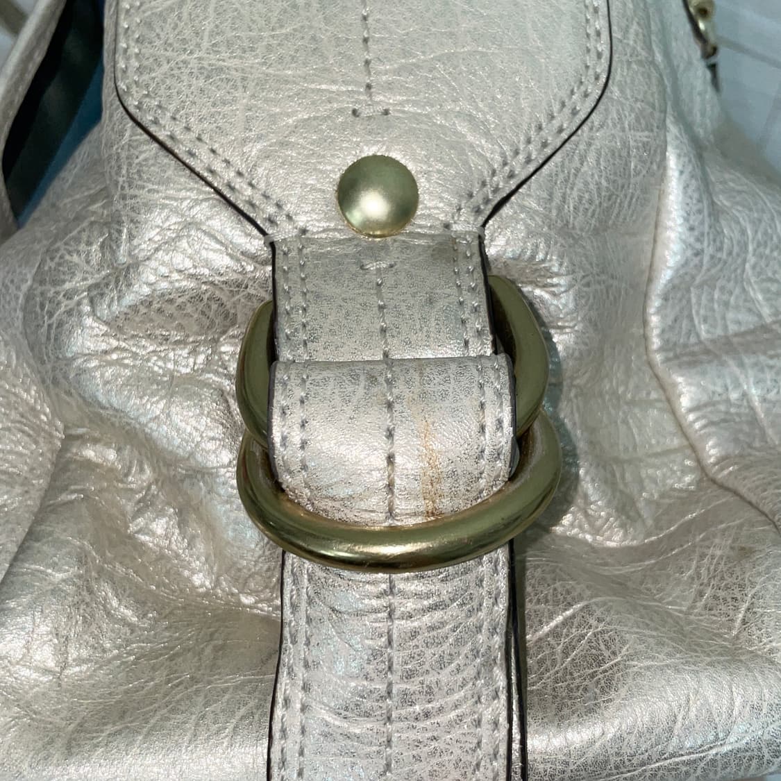 (희귀)20s y2k 코치 레거시 리미티드 실버백/코치 보스턴 샴페인실버 상품이미지4