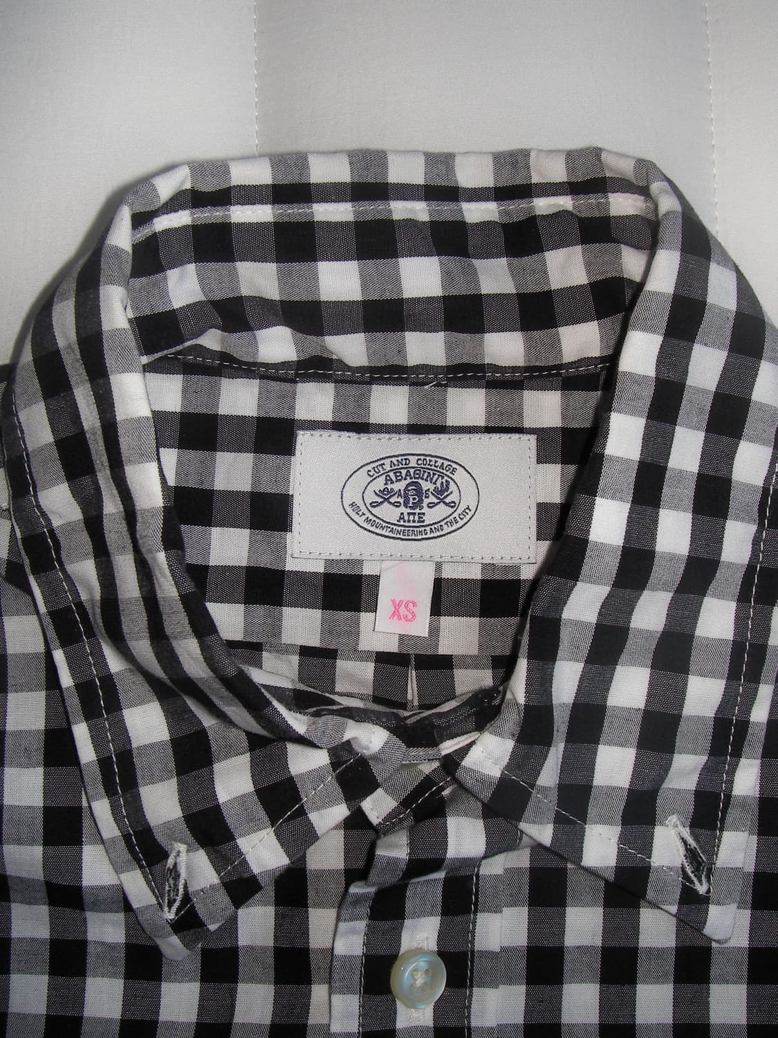 베이프 깅엄체크 셔츠 상품이미지3