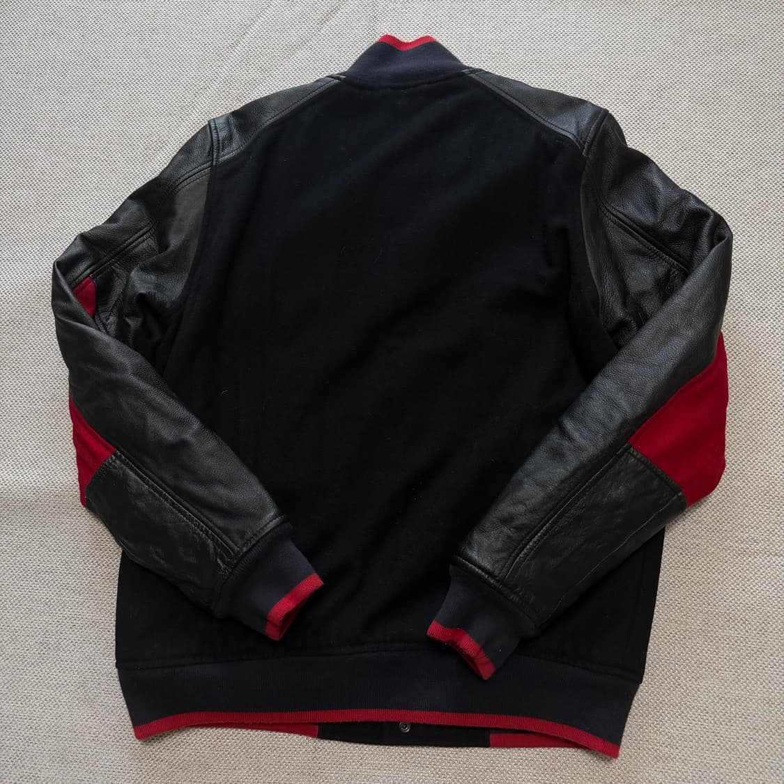 조던 레더 배색 바시티 자켓 상품이미지5