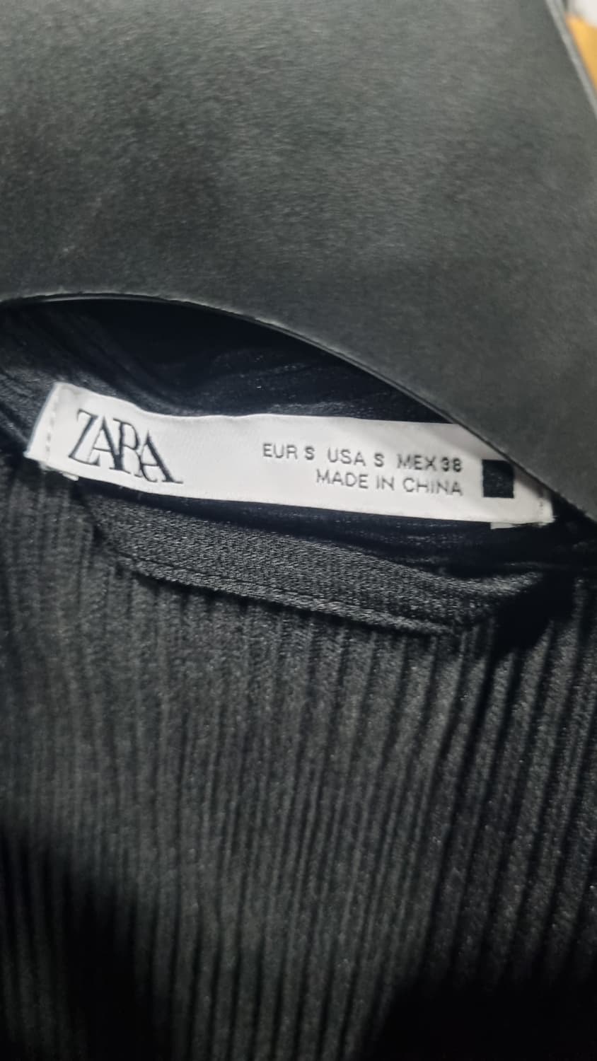 자라 zara 골지 쭈글이 over fit S 여름셔츠 국내100~105 상품이미지2