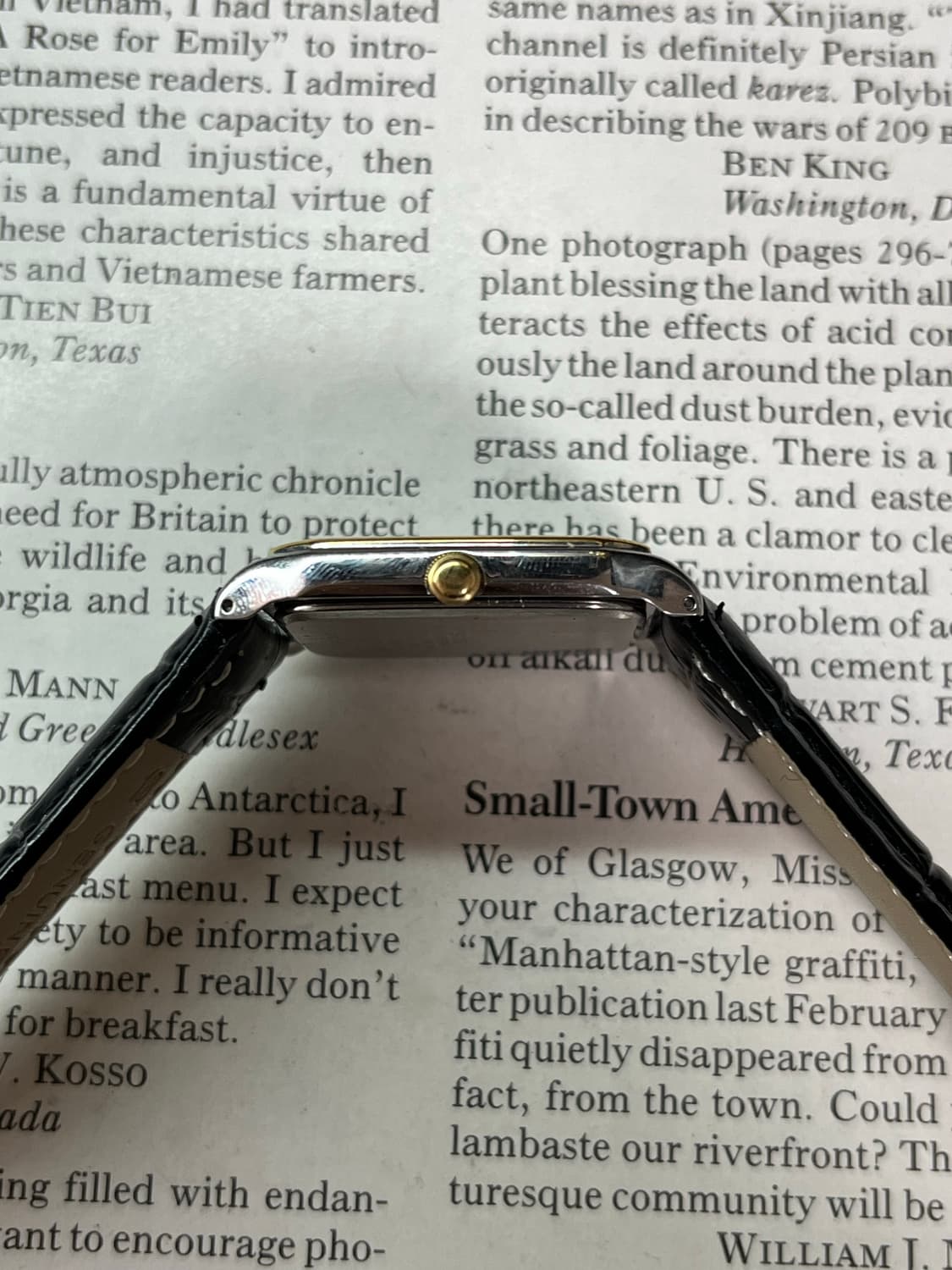 Vintage Seiko Quartz Spirit Tank Watch 상품이미지4