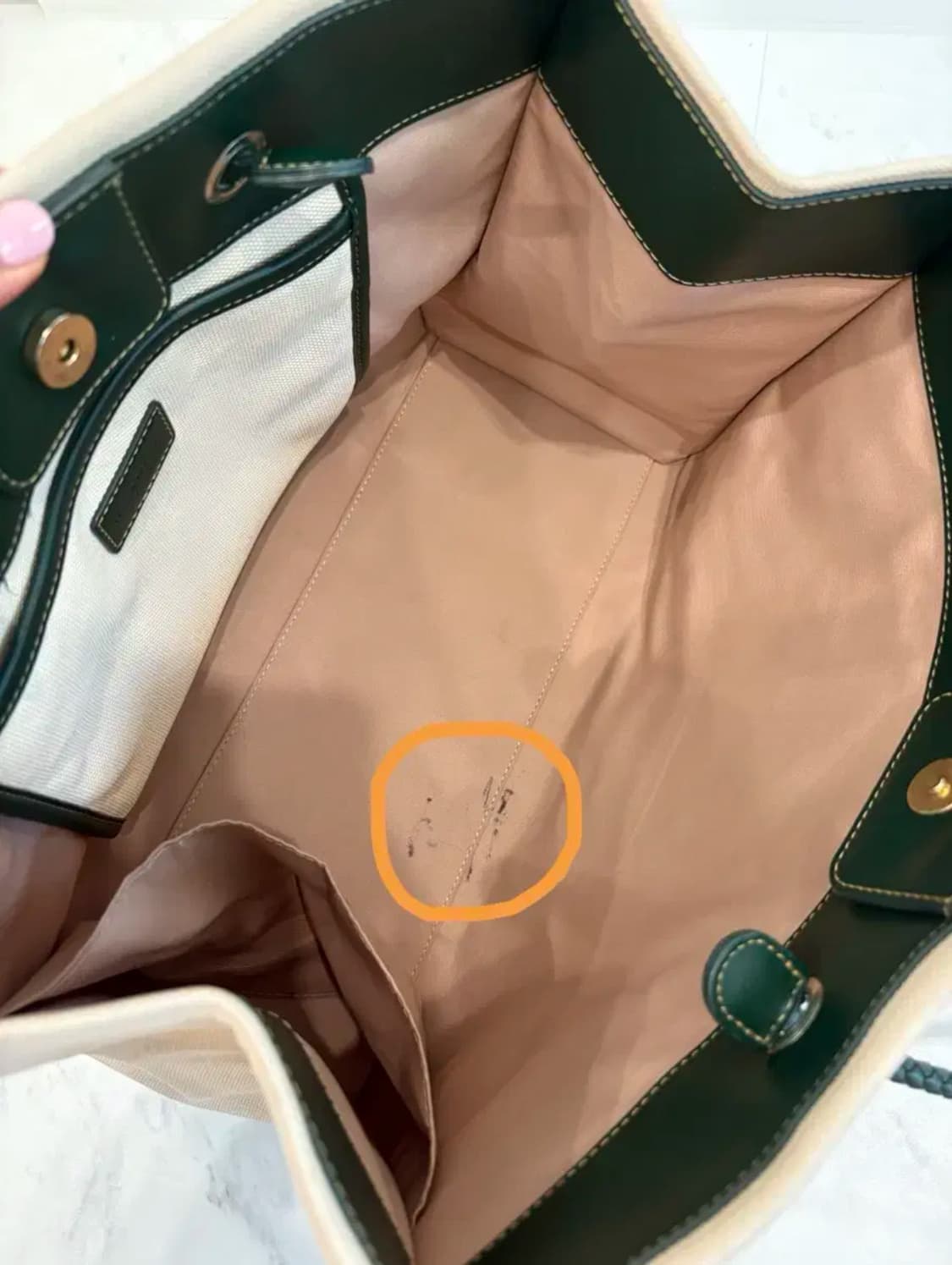 jillstuart 그린캔버스쇼퍼백 상품이미지7