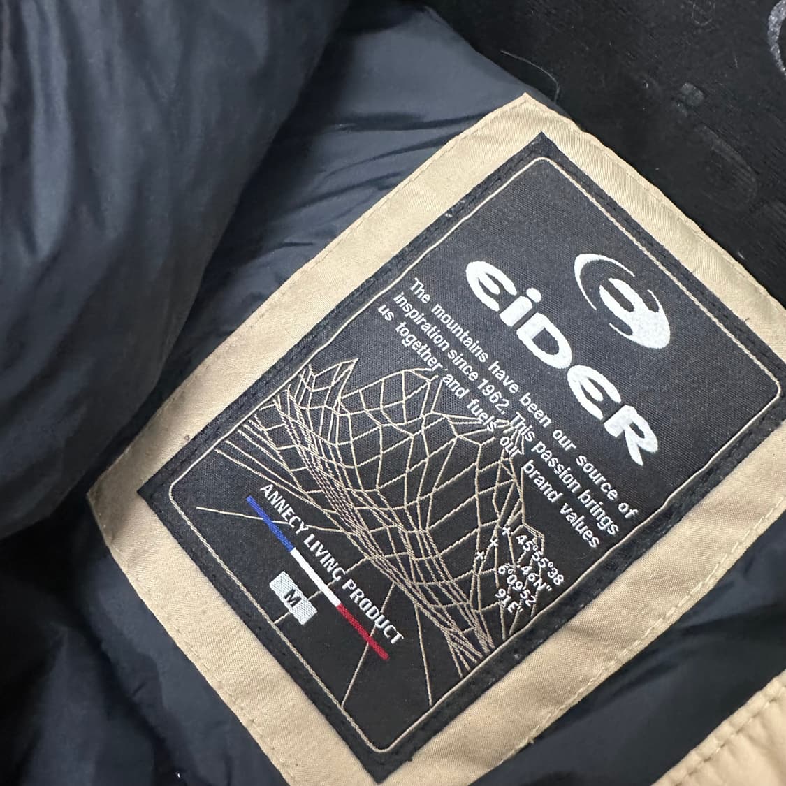 아이더 후드 털 여성 구스다운 롱패딩 95(M) 상품이미지4