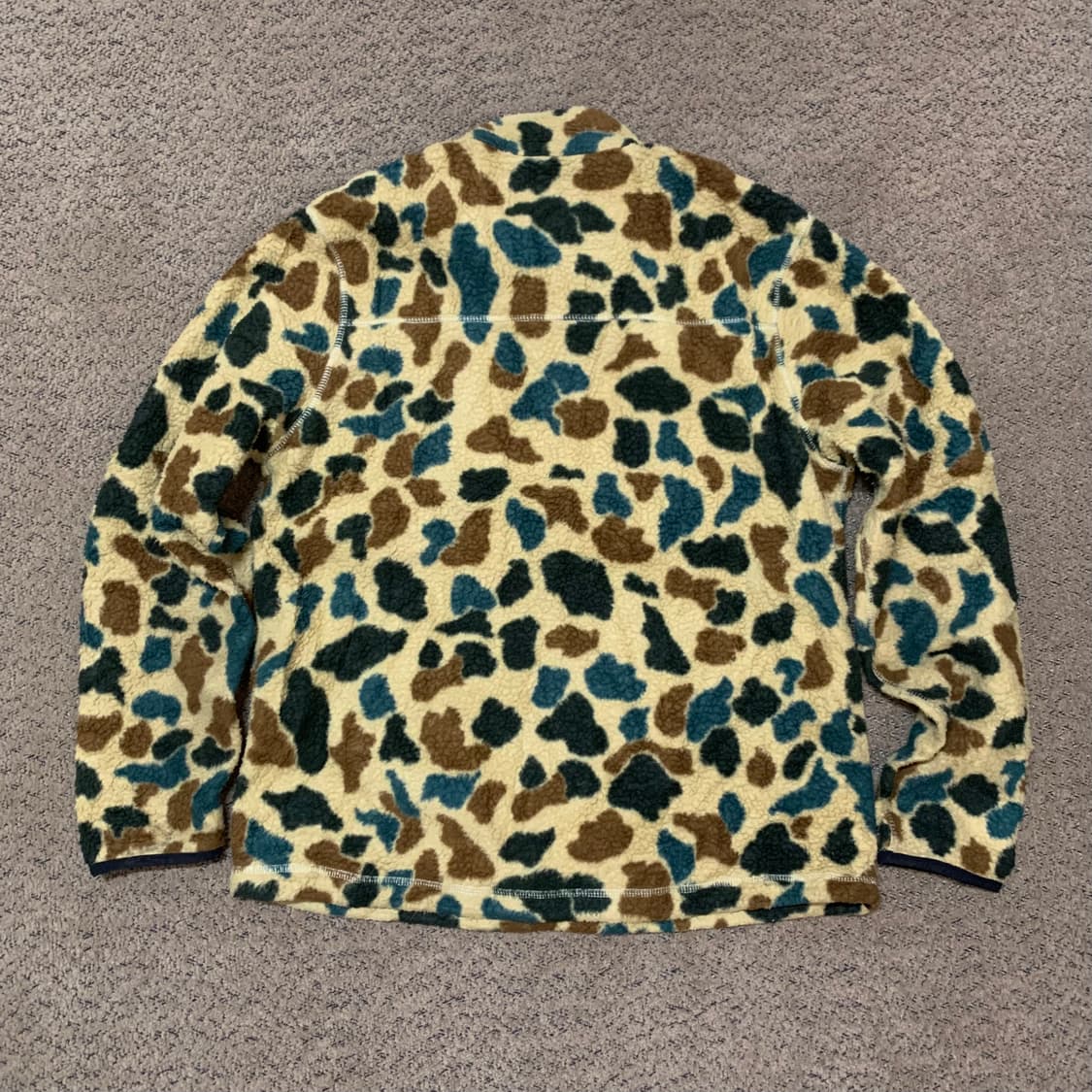 칼하트wip 카모 플리스 풀오버 (M) 상품이미지7