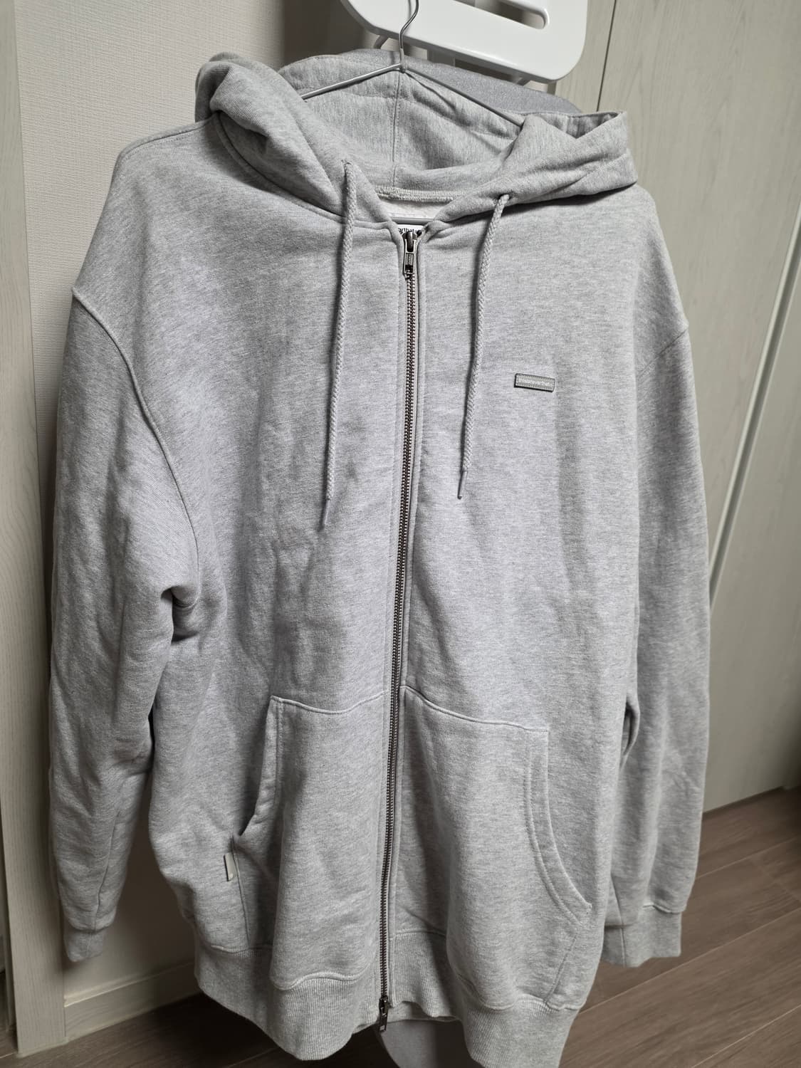 디스이즈네버댓 헤더 그레이 후드집업 상품이미지3